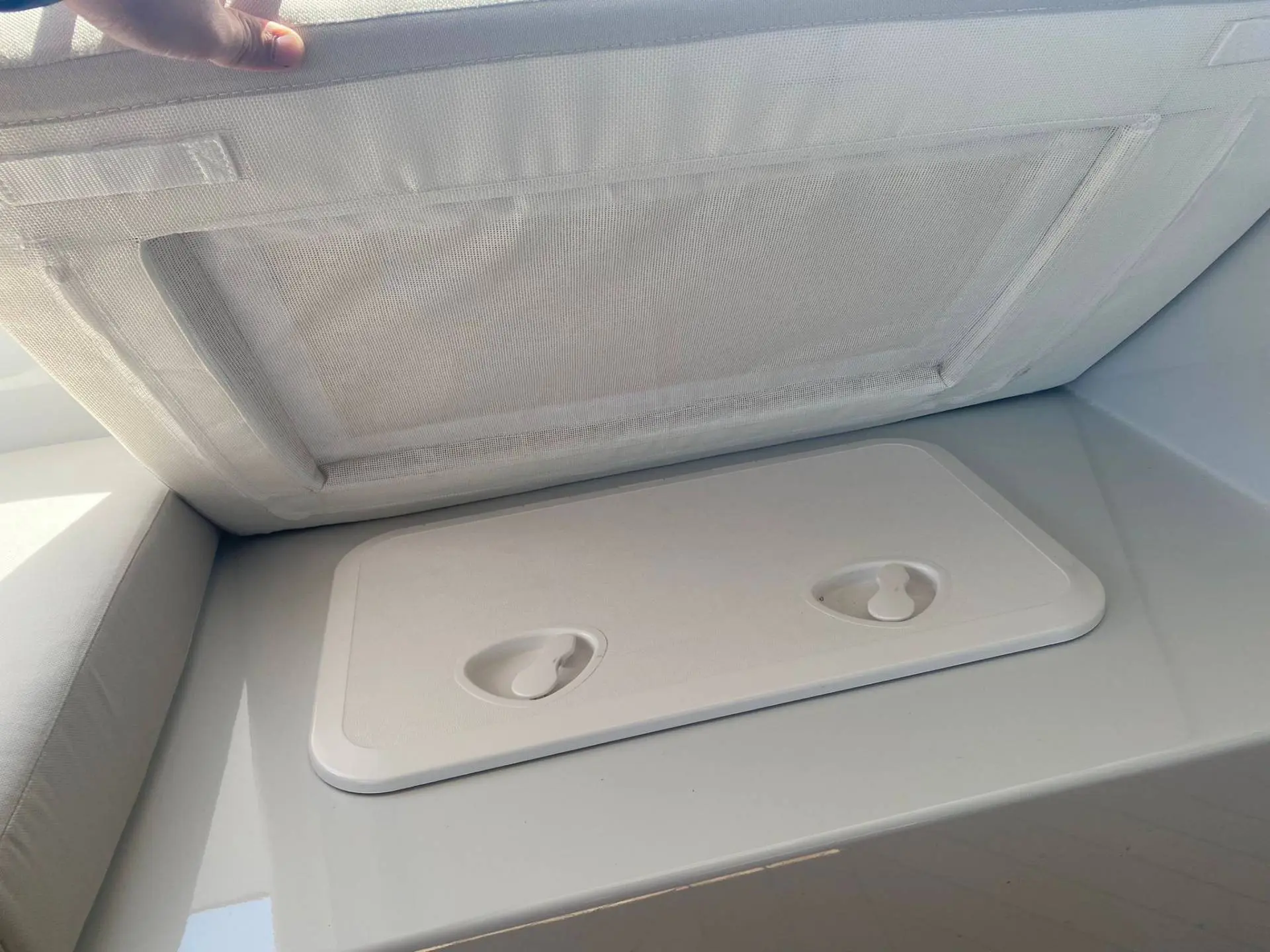 Custom yacht top deck furniture and joinery restoration by Meštri od Broda 14