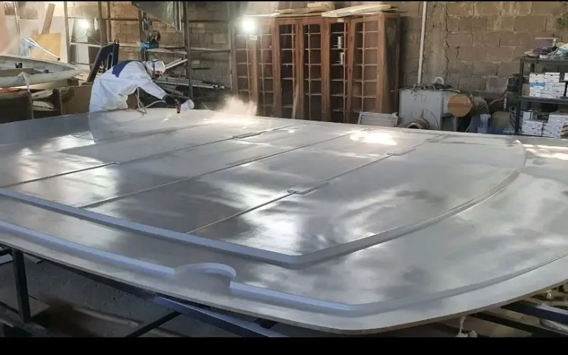 Yacht hardtop painting and refinishing details by Meštri od Broda 5