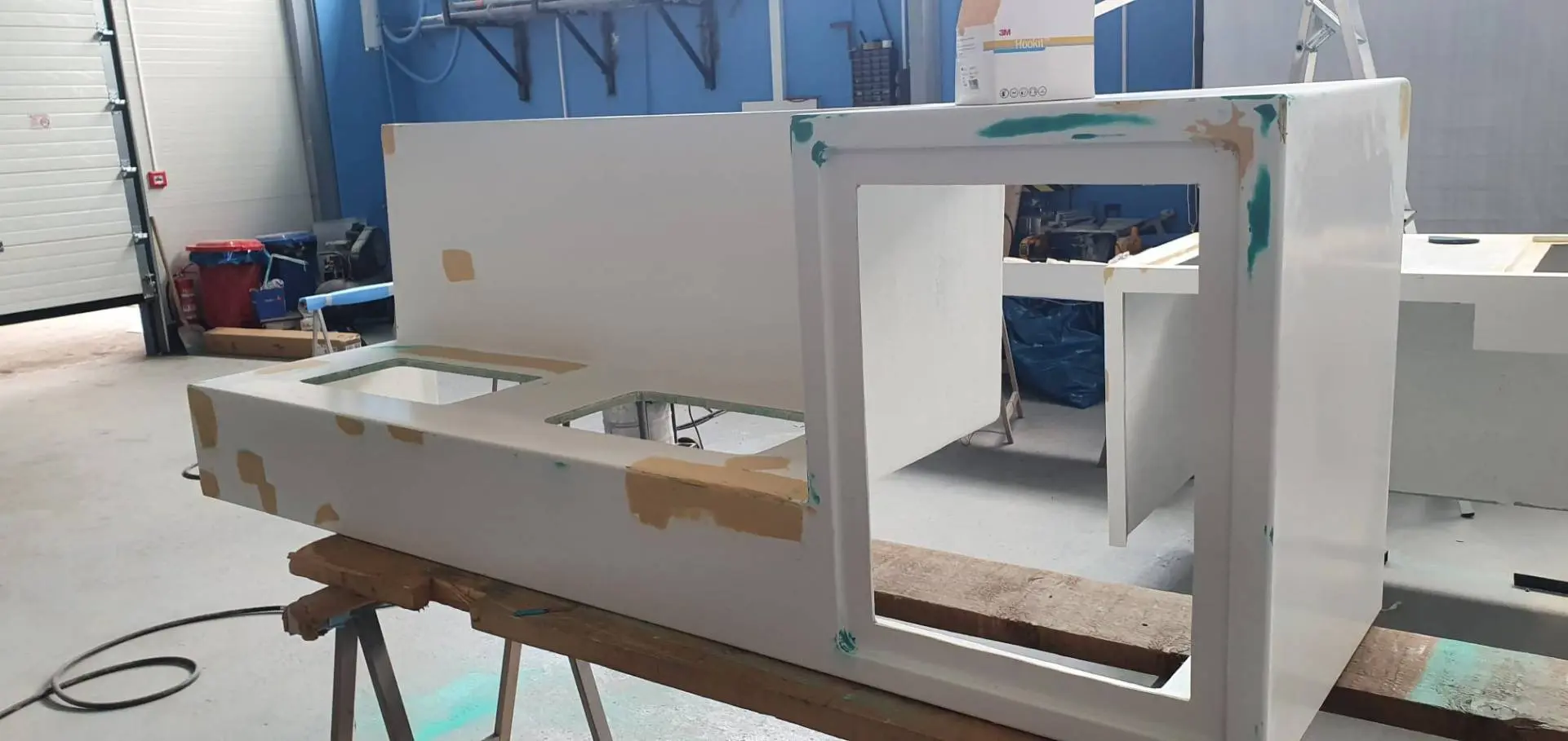 Custom yacht top deck furniture and joinery restoration by Meštri od Broda 8